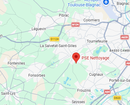 Zone d'intervention PSE Nettoyage